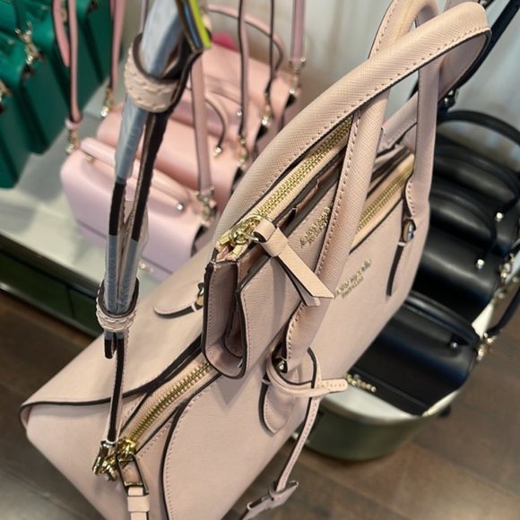 Kate Spade Reiley Large Dome Satchel & Cameron Small L-Zip Bifold Wallet - Picture 9 of 16